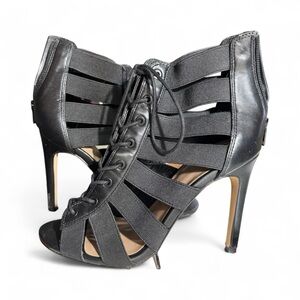 Mix No 6. Elegant Black Strappy Heels